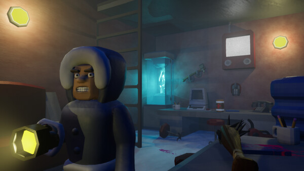 Screenshot of Station: ZERO gameplay showing in-action mechanics