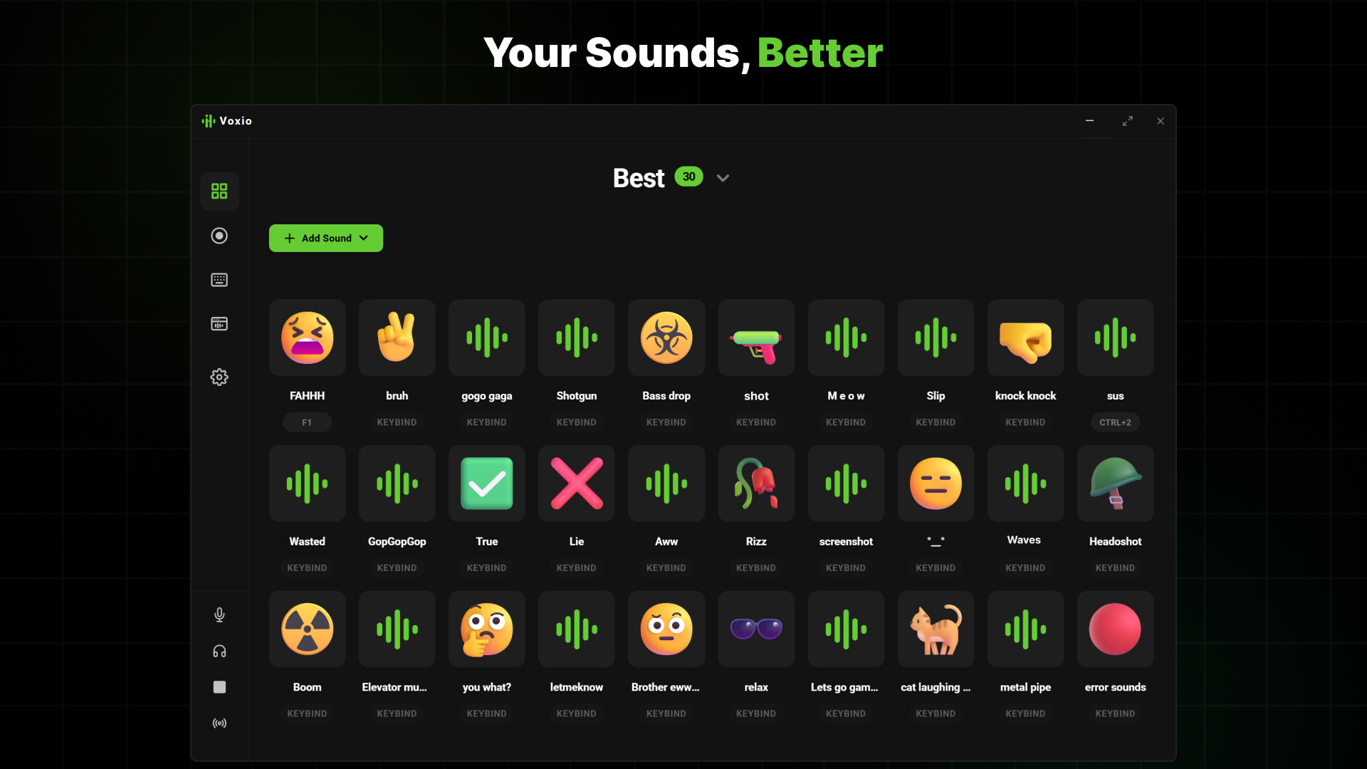 Voxio - Soundboard