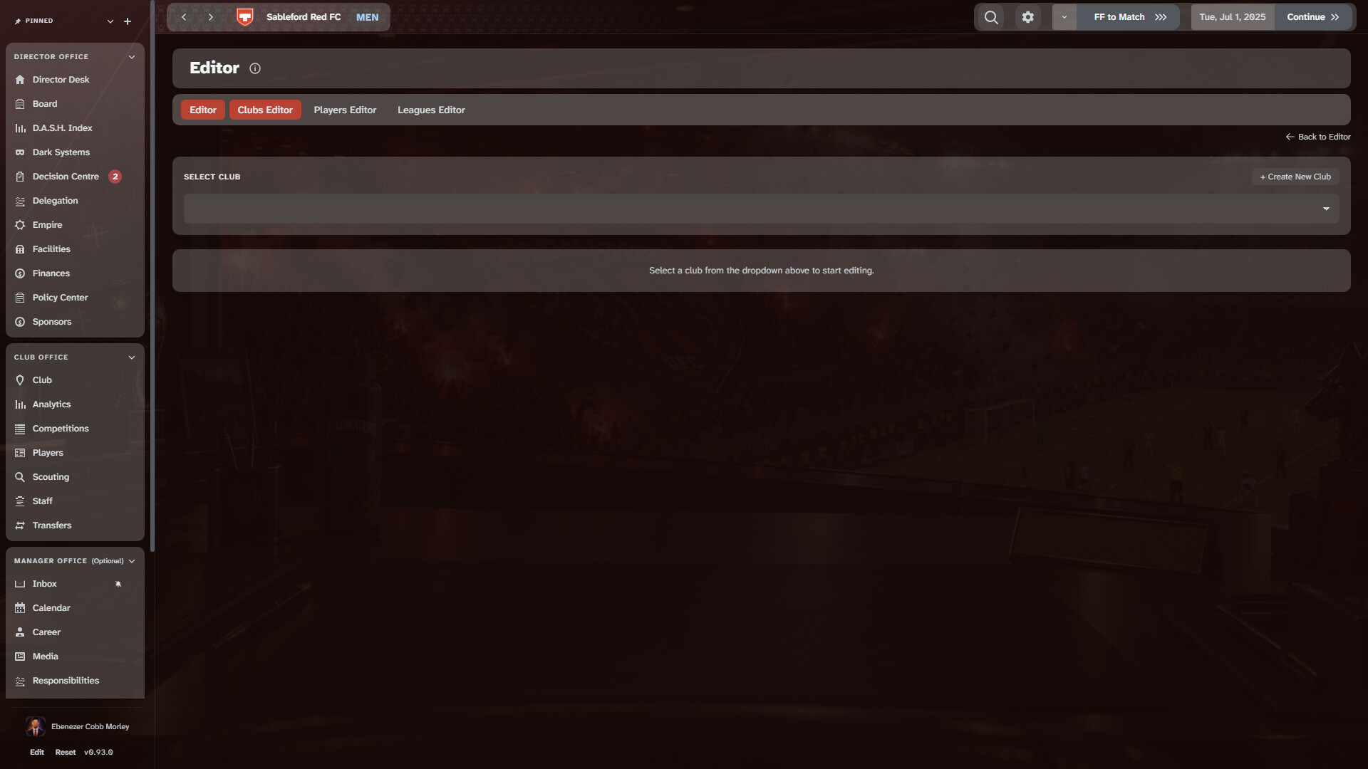 DOMFC: Run a Complete Football Empire screenshot 10