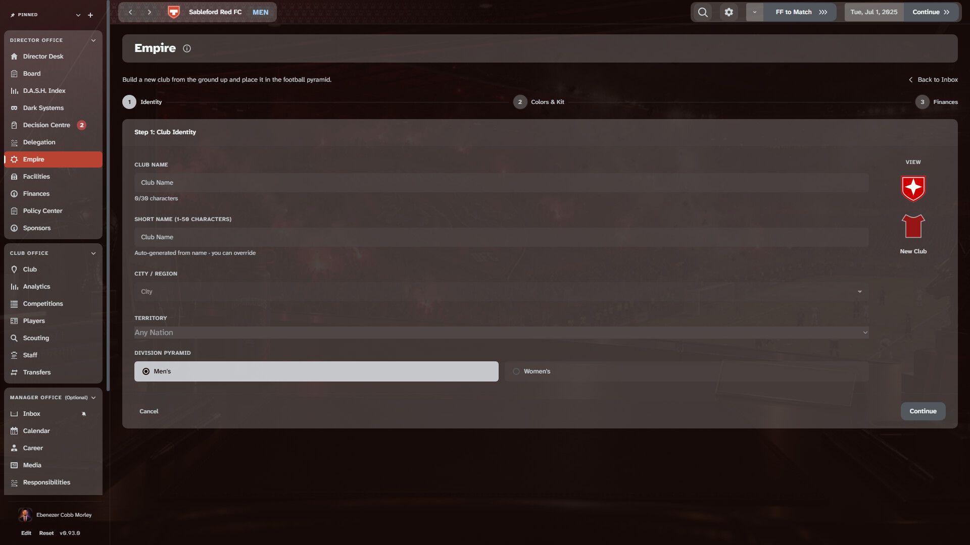 DOMFC: Run a Complete Football Empire screenshot #3