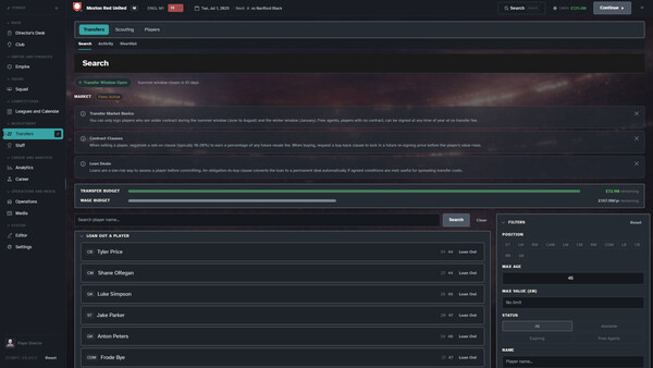 Director of Management: Football Club screenshot 7