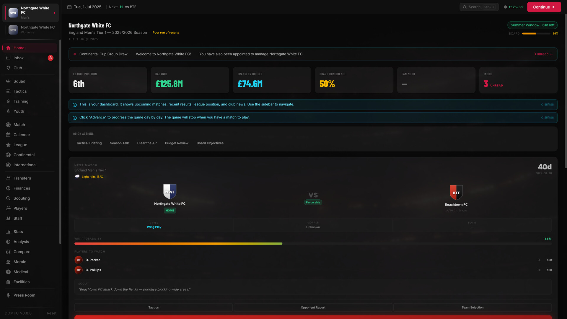 Director of Management: Football Club screenshot #9