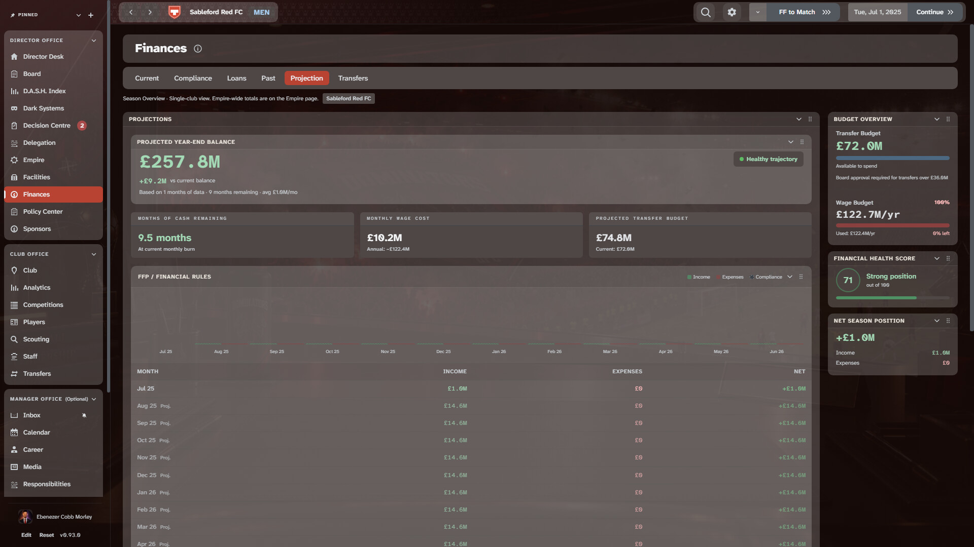 DOMFC: Run a Complete Football Empire screenshot #7