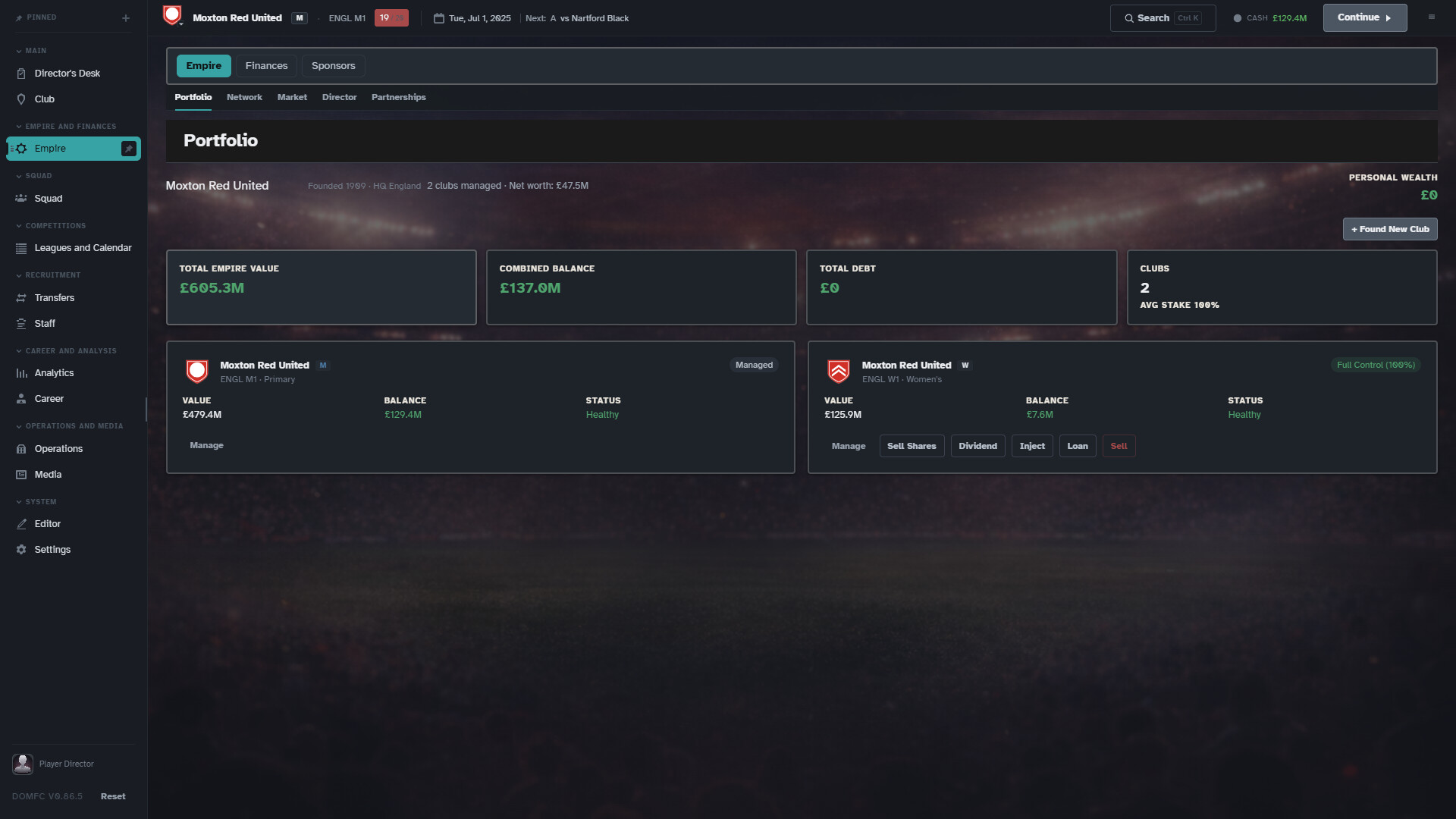 Director of Management: Football Club screenshot 10