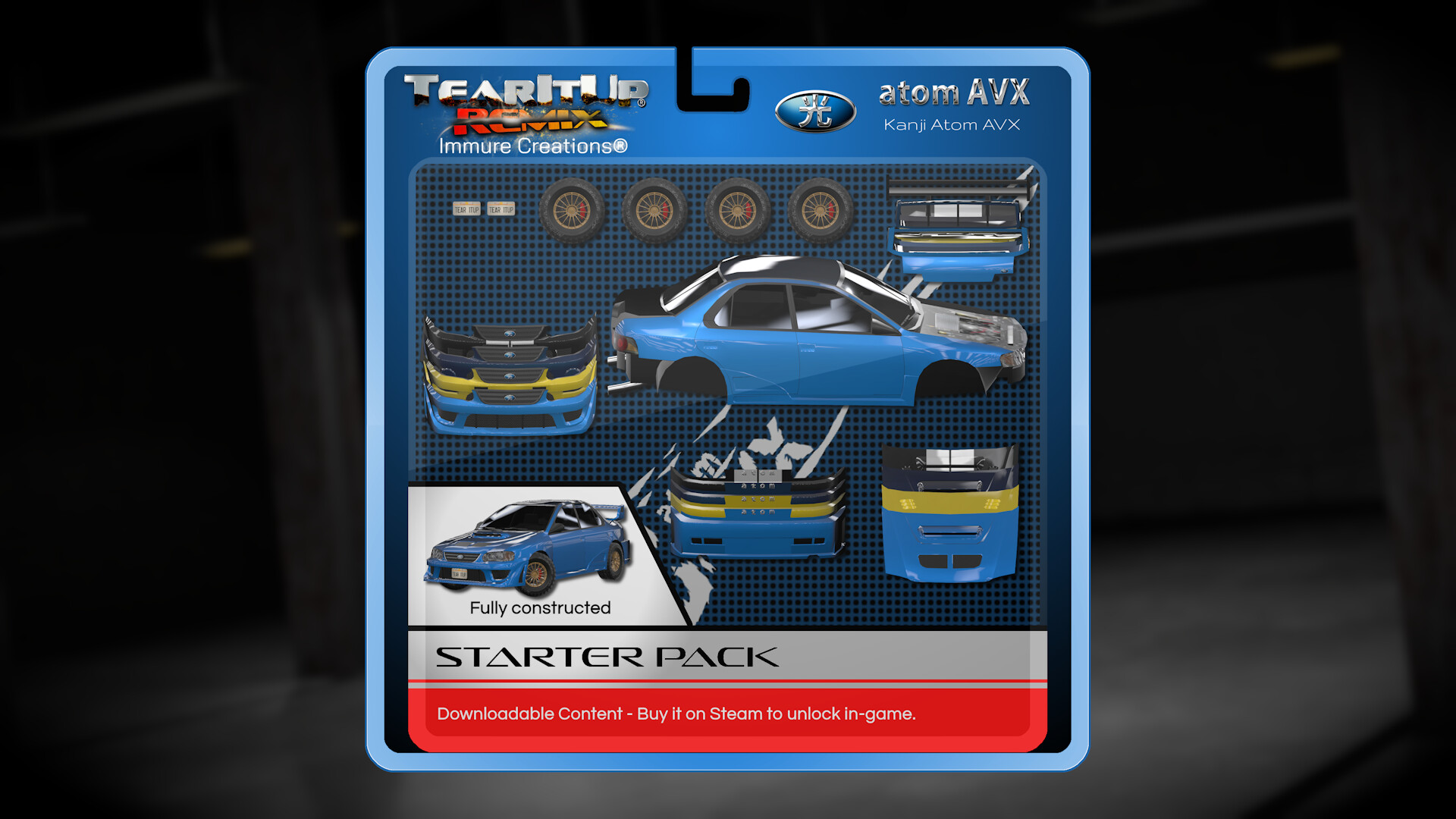 TearItUp Remix® - Kanji Atom AVX Car Pack Featured Screenshot #1