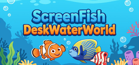 Screen Fish:Desk Water World