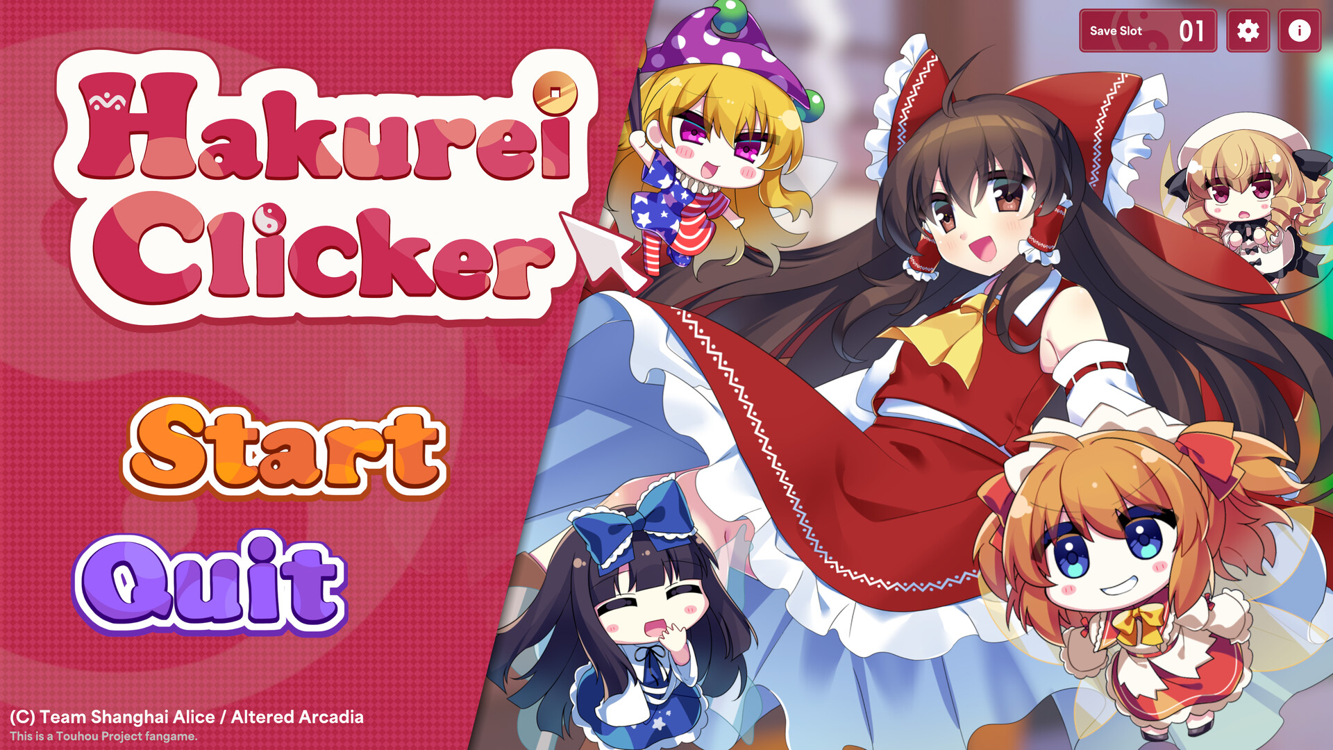 Hakurei Clicker screenshot #1
