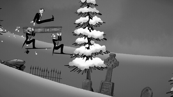 Screenshot of Fallbearers gameplay showing in-action mechanics