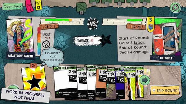 Скриншот 5 из игры Lucky Punk: a push your luck Deckbuilder