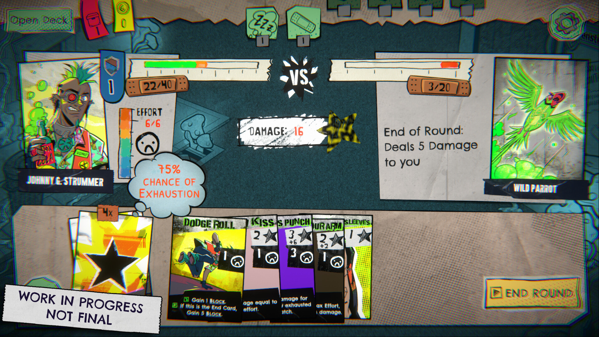 Lucky Punk: a push your luck Deckbuilder screenshot 2