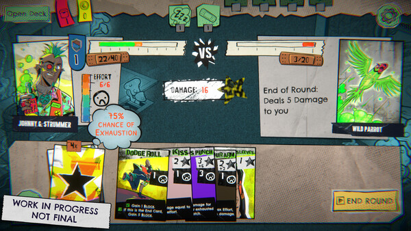 Скриншот 2 из игры Lucky Punk: a push your luck Deckbuilder