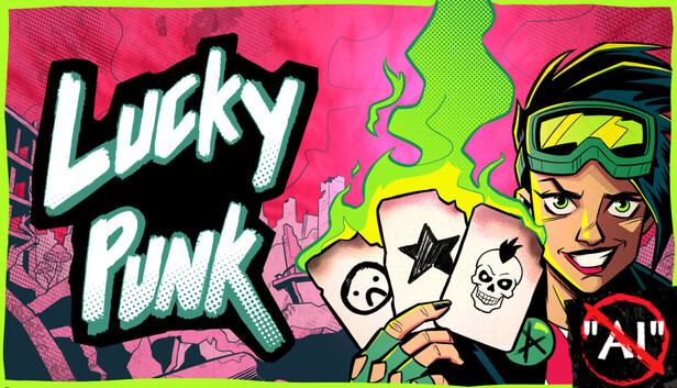 Lucky Punk: a push your luck Deckbuilder demo cover, Steam Next Fest 2026