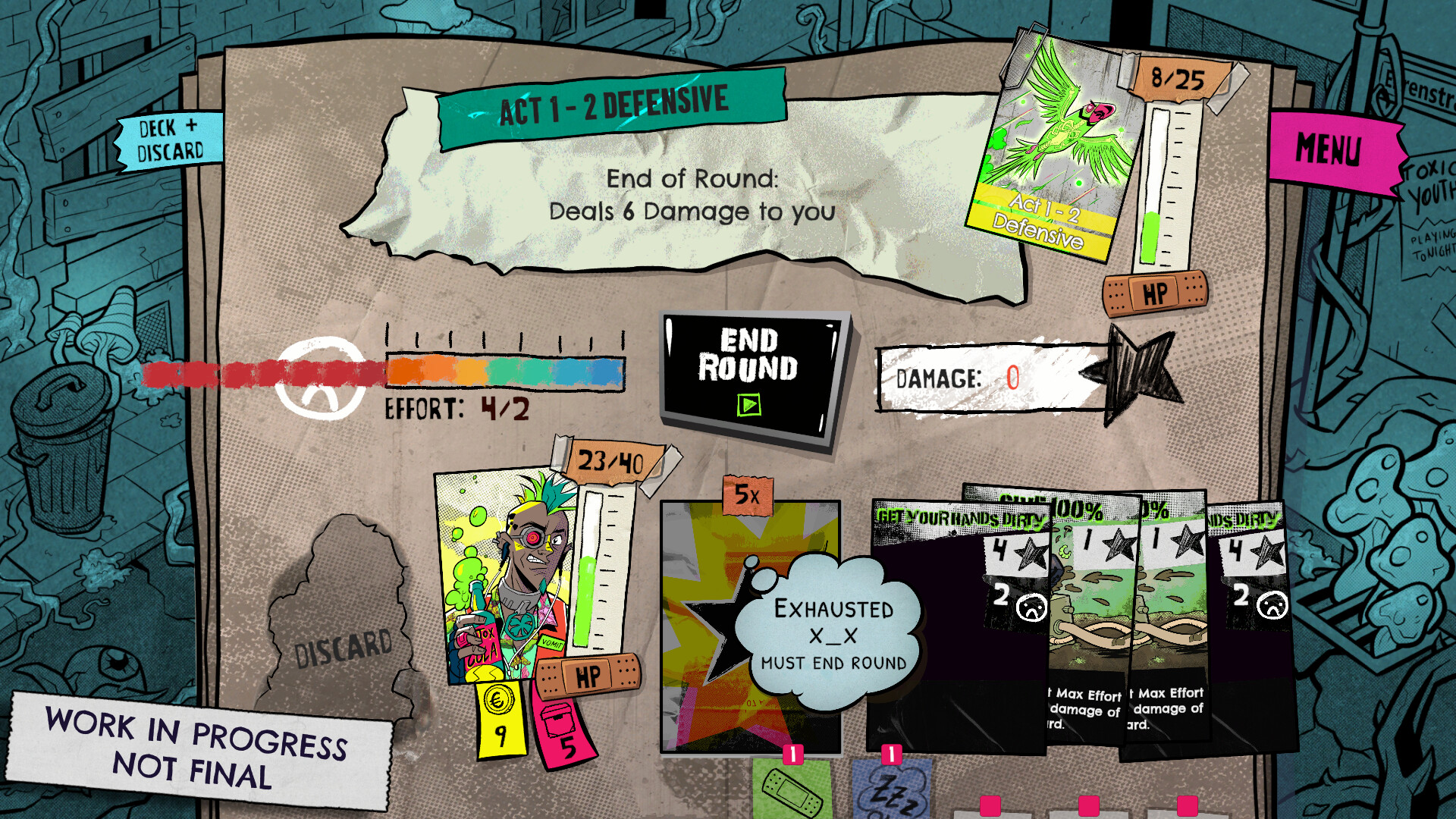 Lucky Punk: a push your luck Deckbuilder screenshot 5