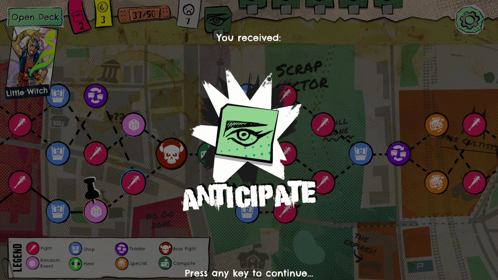 Lucky Punk: a push your luck Deckbuilder screenshot 8