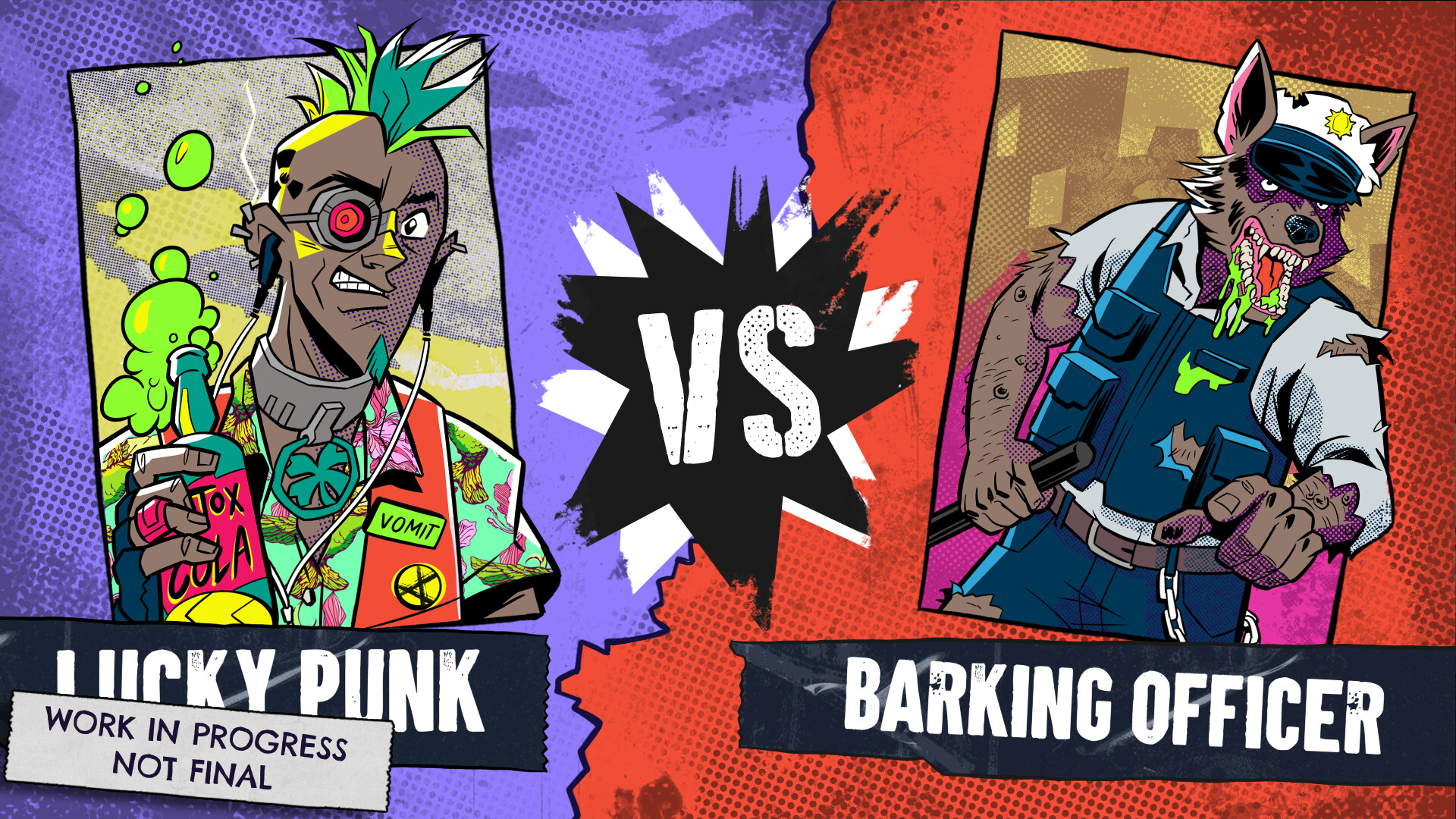 Lucky Punk: a push your luck Deckbuilder screenshot 1