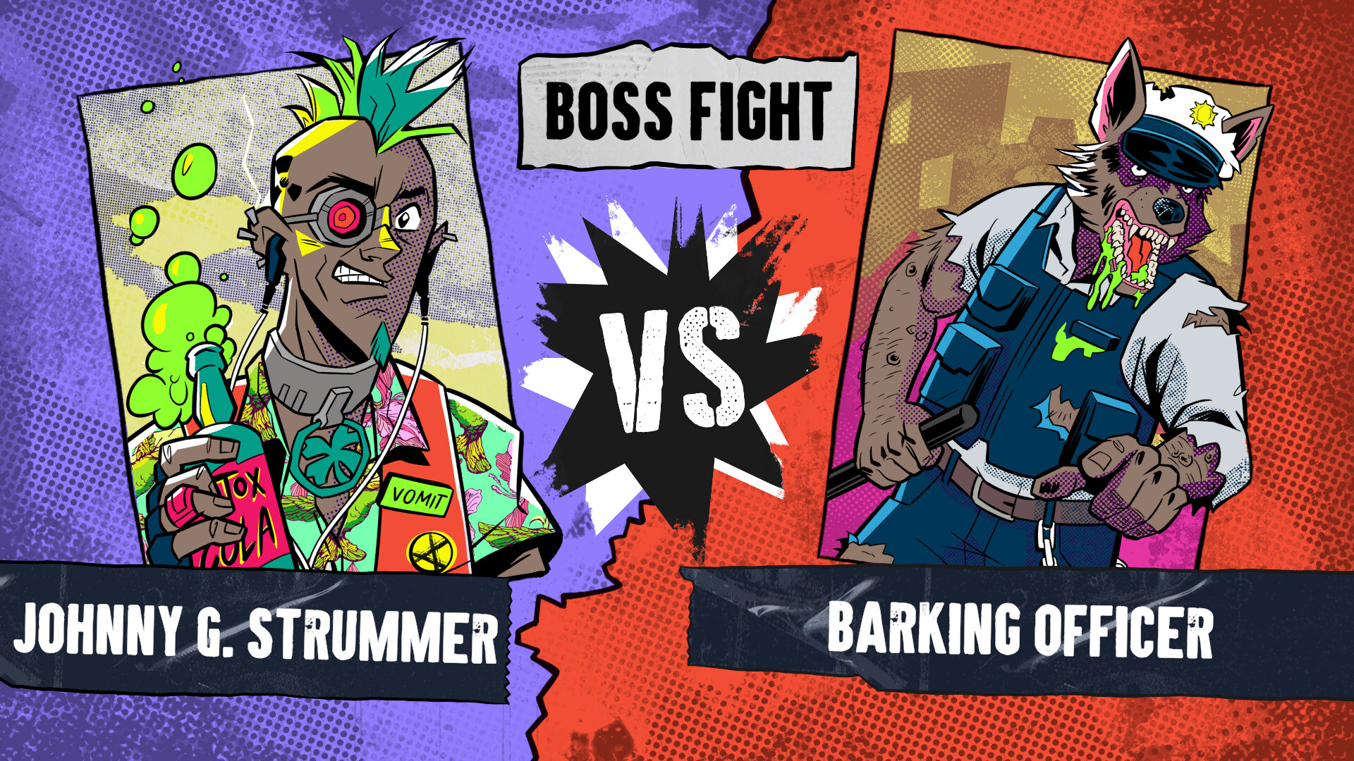 Lucky Punk: a push your luck Deckbuilder