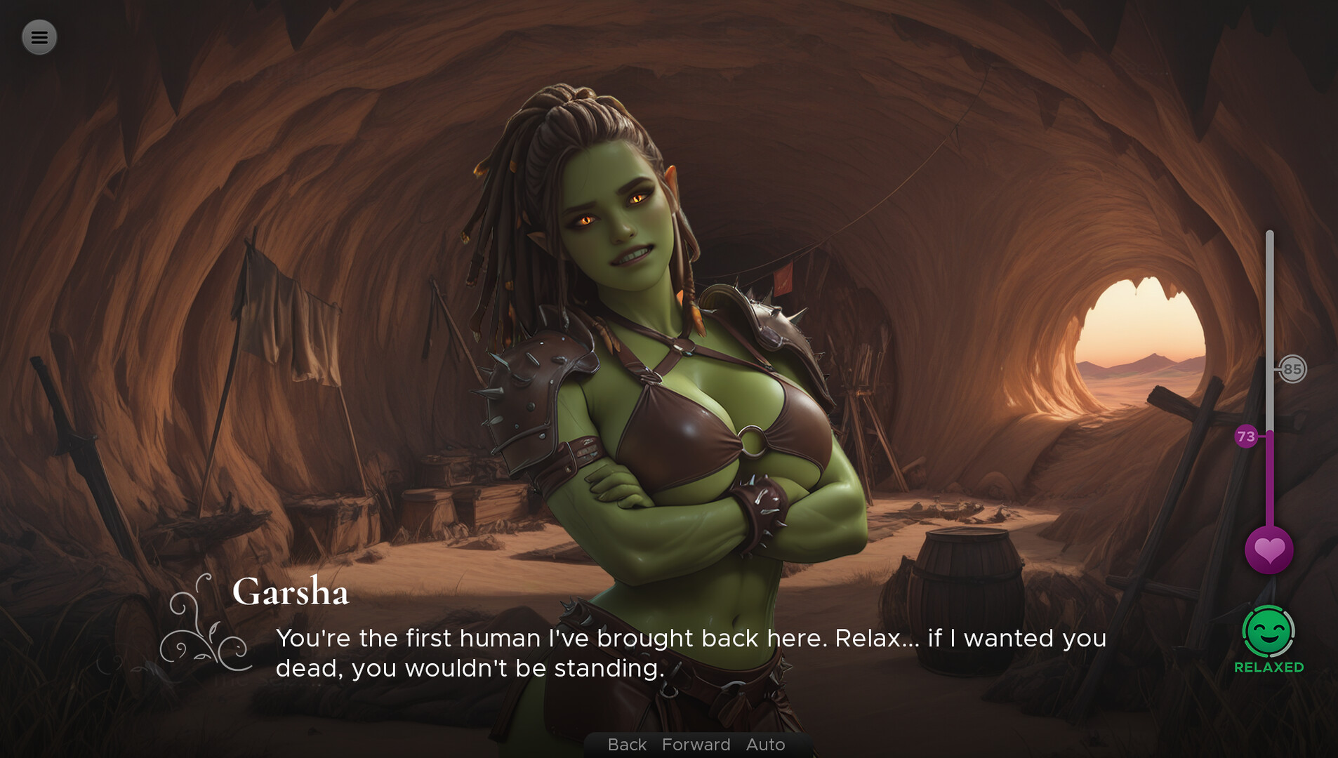 Tribal Fantasy: Orc Girl Romance screenshot 5