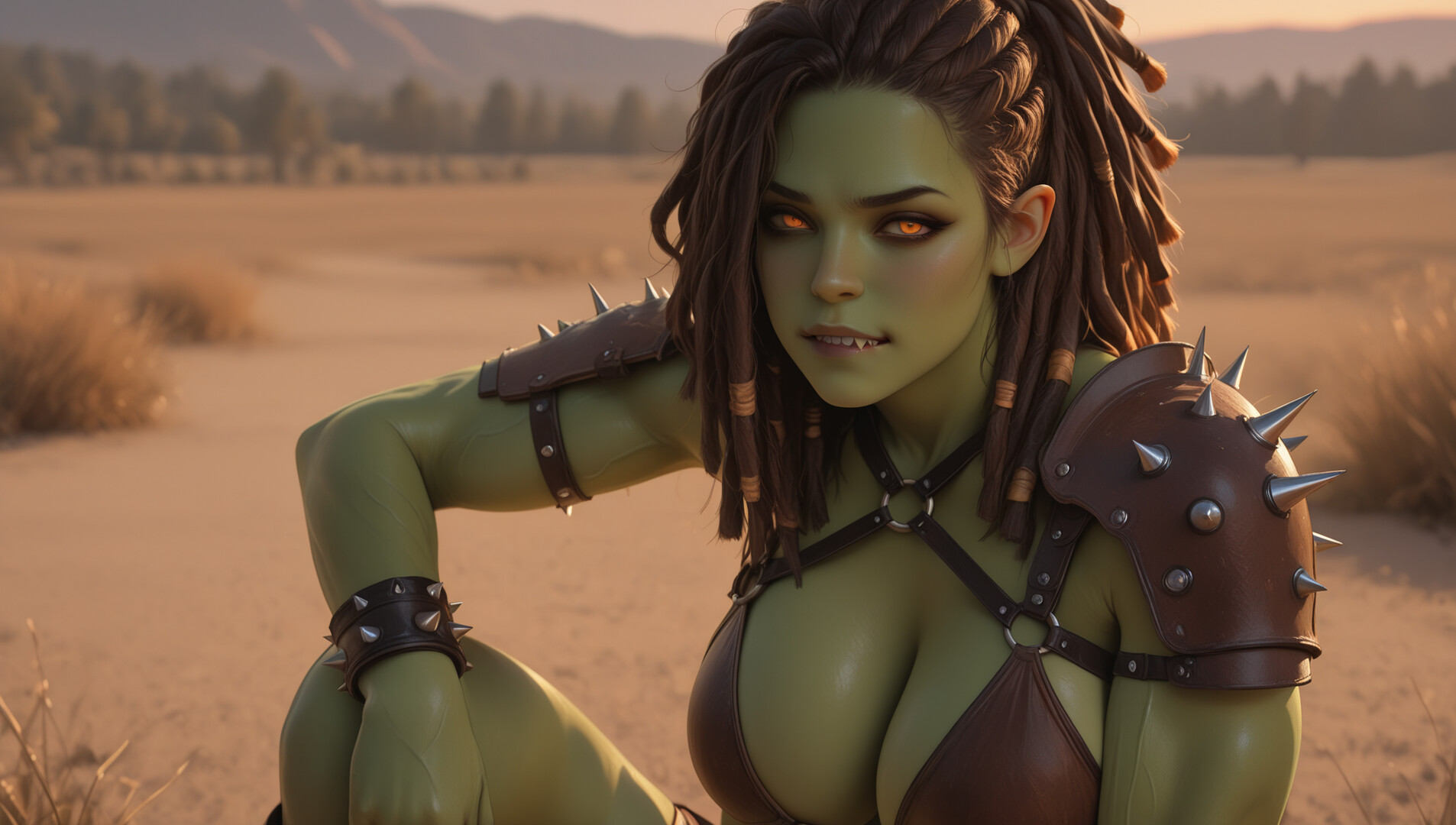 Tribal Fantasy: Orc Girl Romance screenshot 9