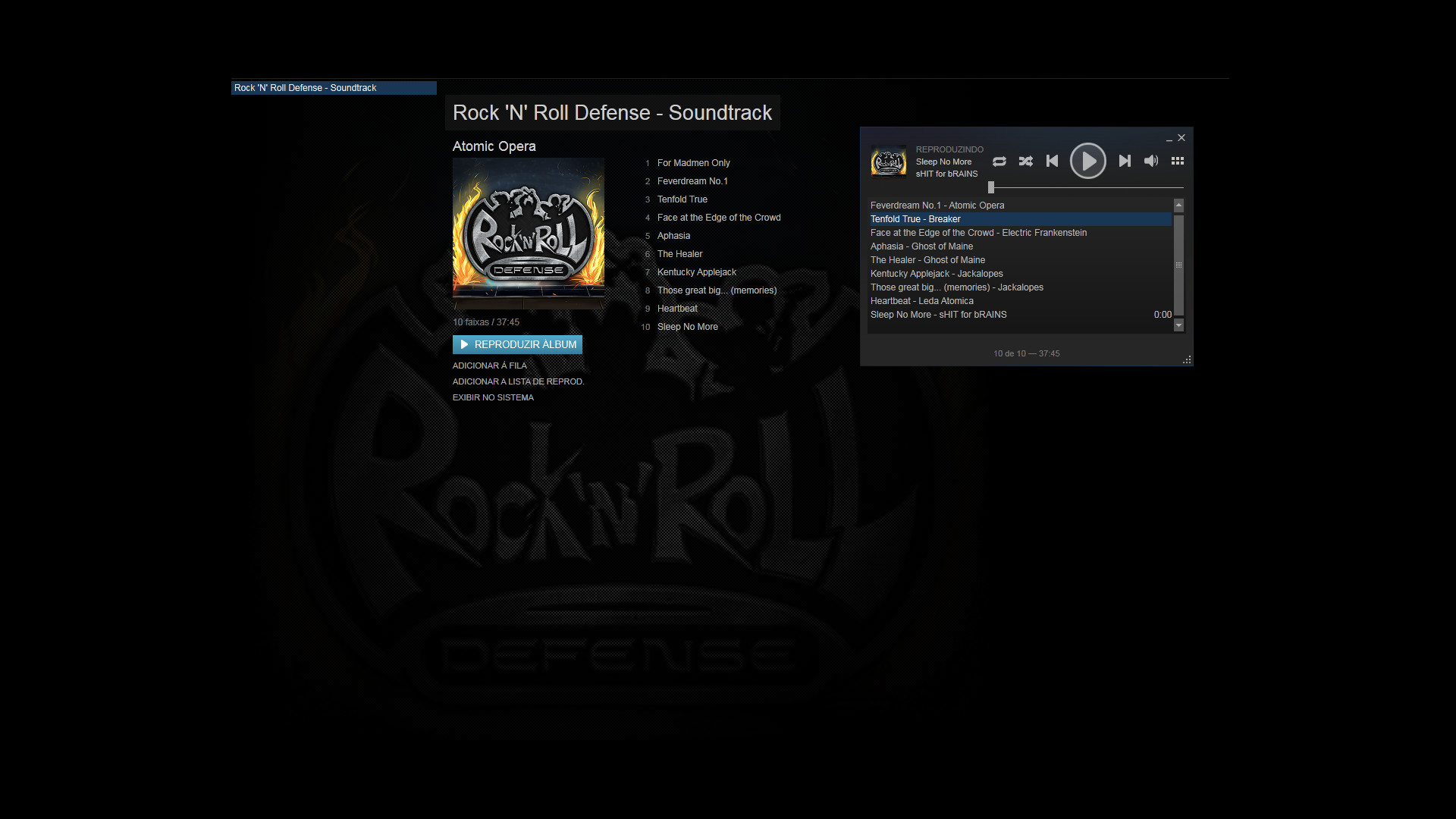 Rock 'N' Roll Defense: Soundtrack Featured Screenshot #1