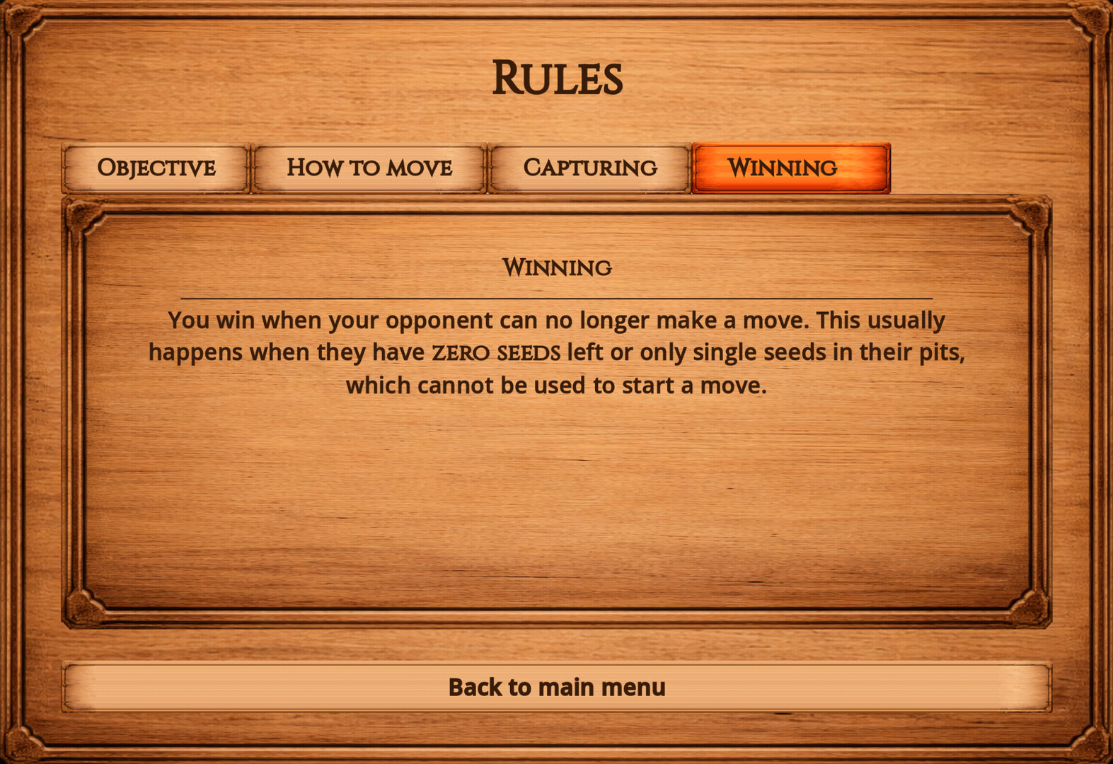 Hus: The 4-Row Mancala screenshot #5