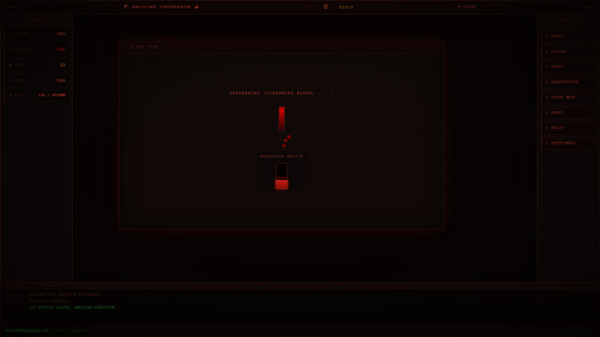 Sanguis OS screenshot 1