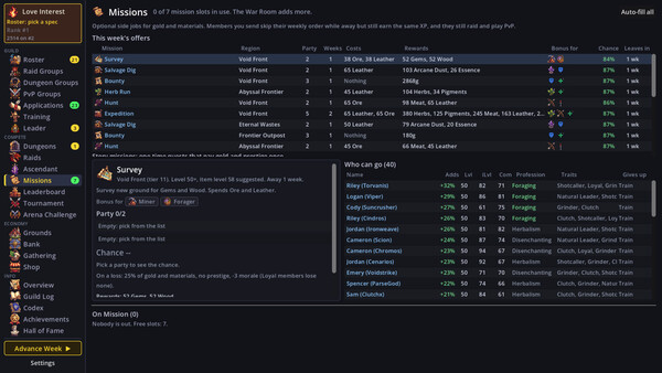 Mythic Manager — 10