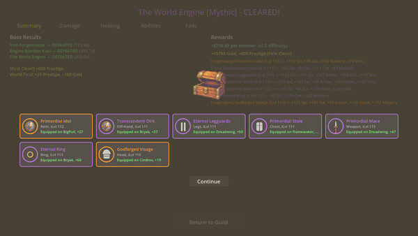 Mythic Manager — 5