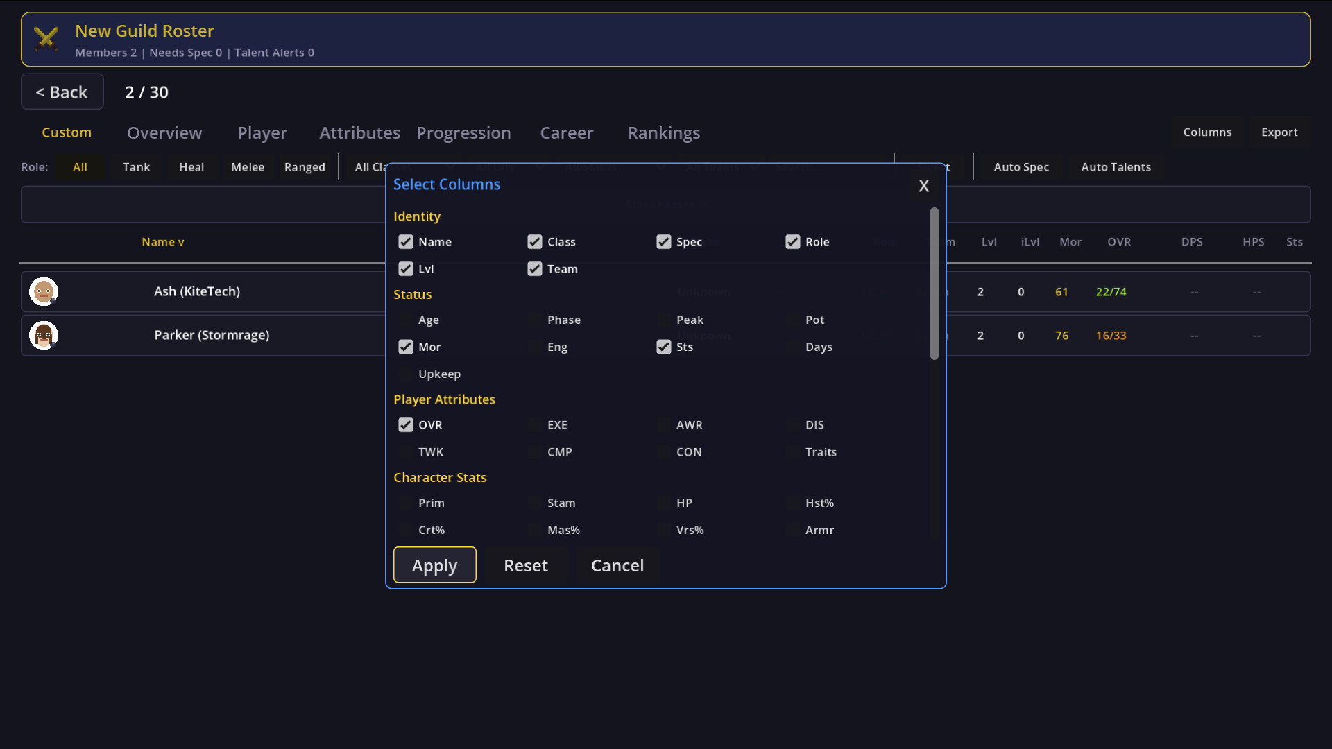 Mythic Manager screenshot #1