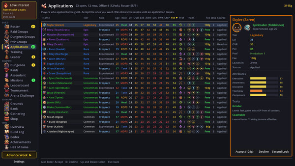 Mythic Manager — 3