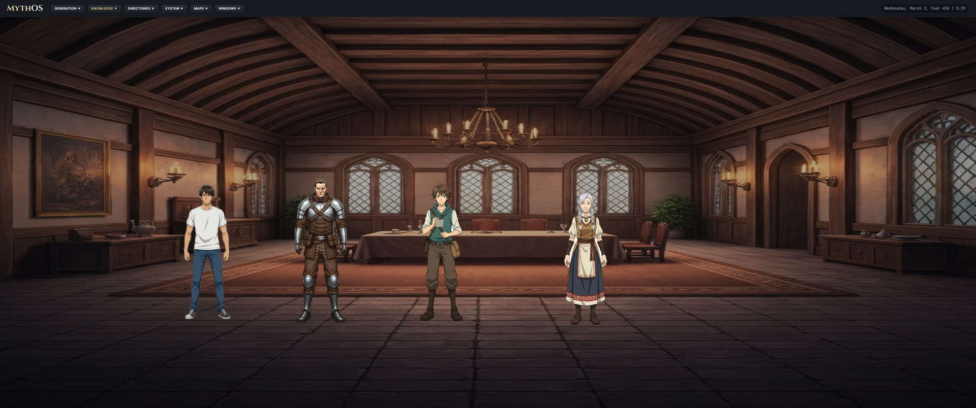 Myth-OS screenshot #3