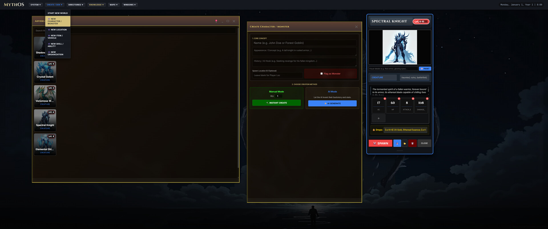 Myth-OS screenshot #15