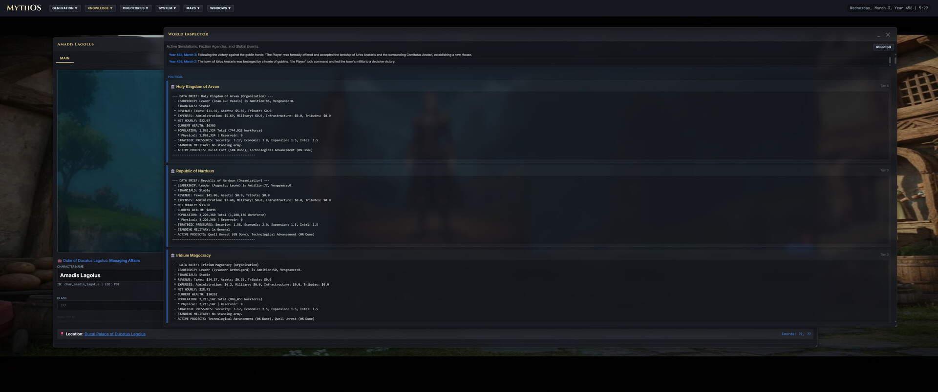 Myth-OS screenshot #3