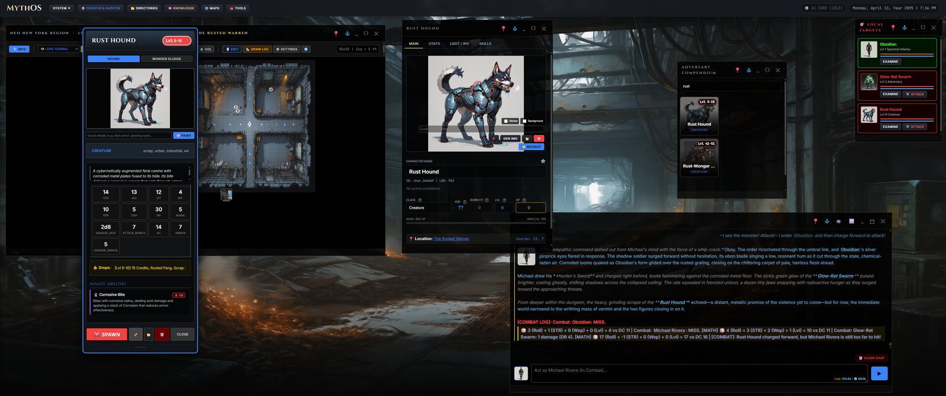Myth-OS screenshot 16