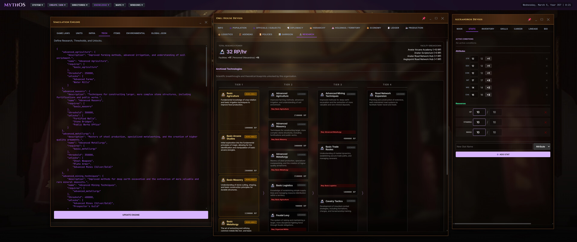 Myth-OS screenshot 6