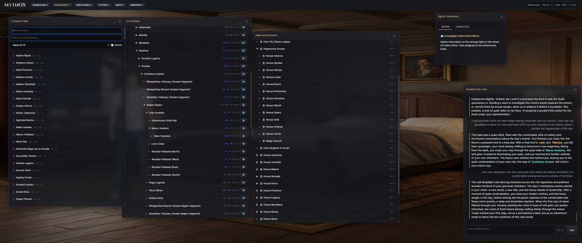 Myth-OS screenshot #7