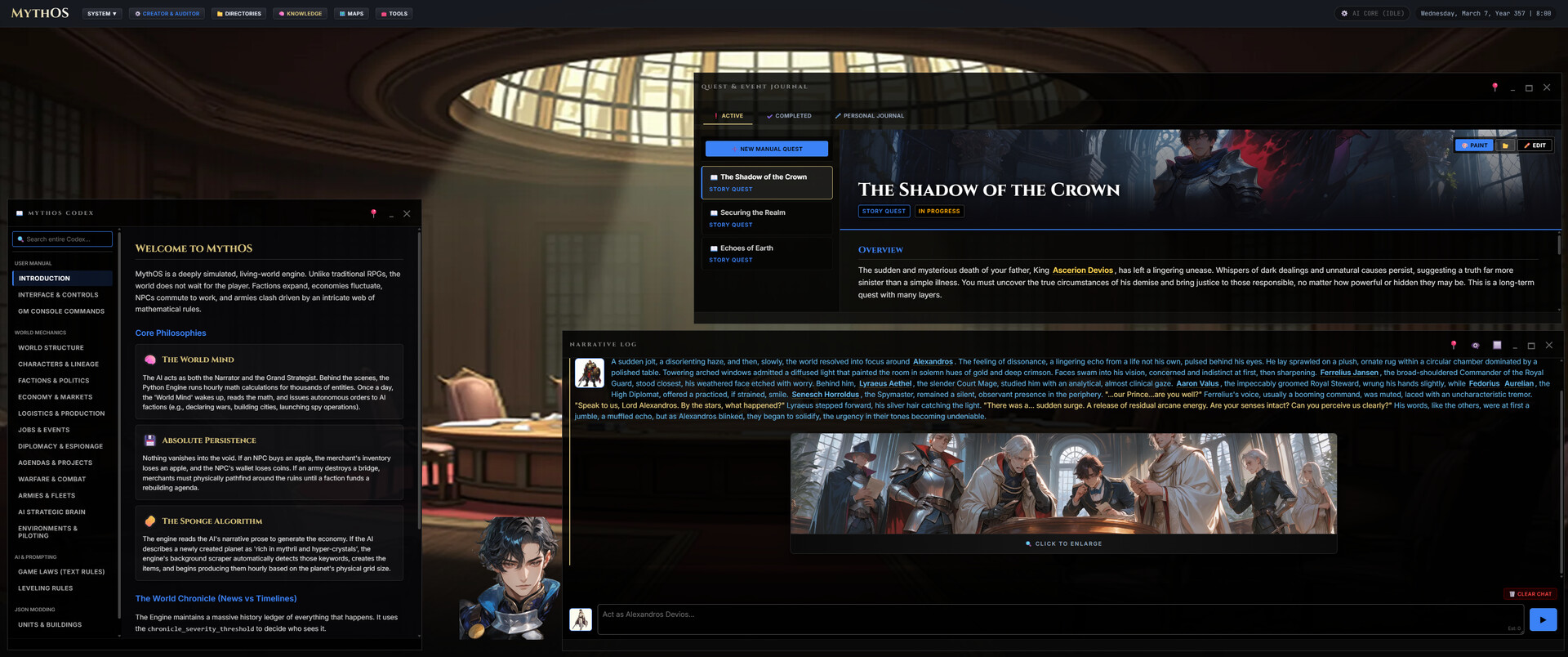 Myth-OS screenshot 8