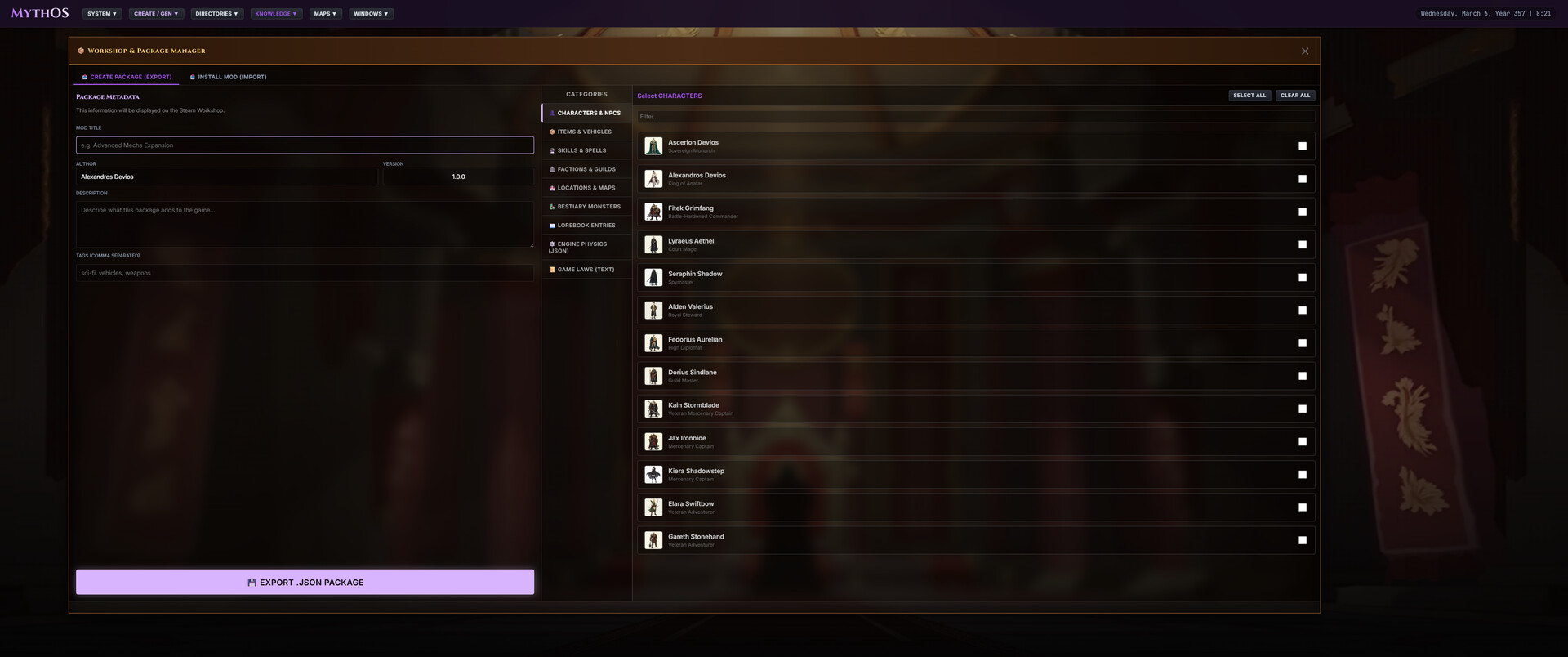 Myth-OS screenshot #7