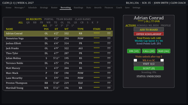 Screenshot 4 of Pure College Football - final gameplay screenshot