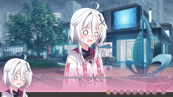 Screenshot of 难道你是GAL高手 gameplay showing in-action mechanics