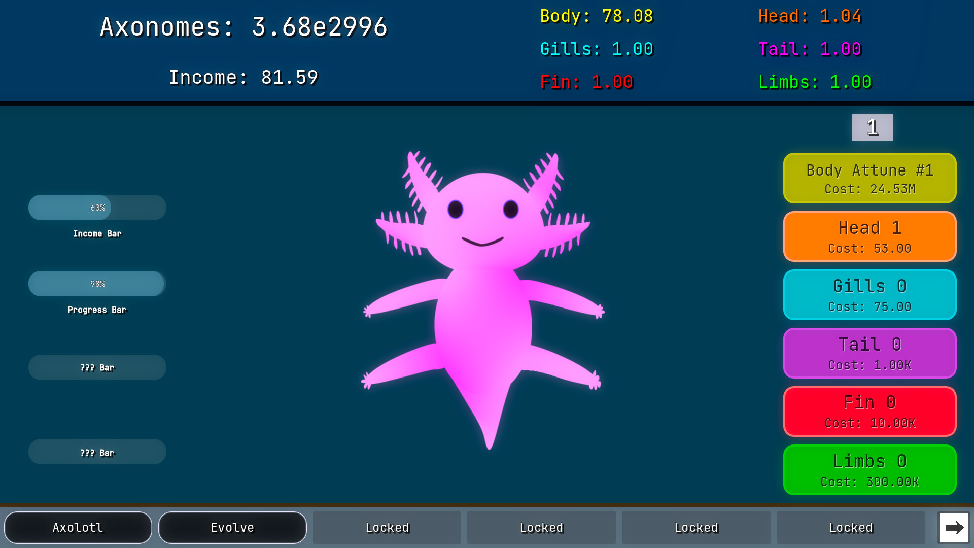 Axomorph Idle screenshot 3