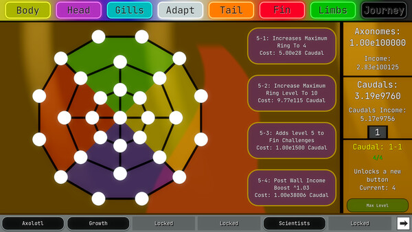 Скриншот 5 из игры Axomorph Idle