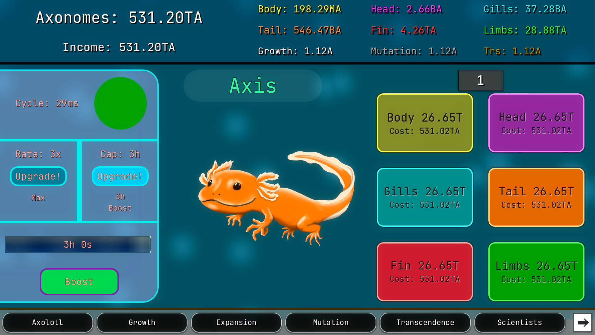 Axomorph Idleのスクリーンショット 1