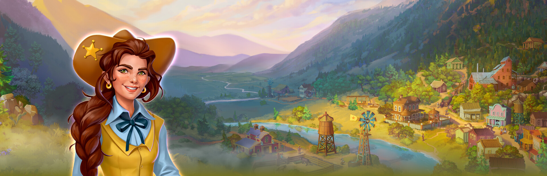 Jewels of the Wild West: Match 3 to Build Your City