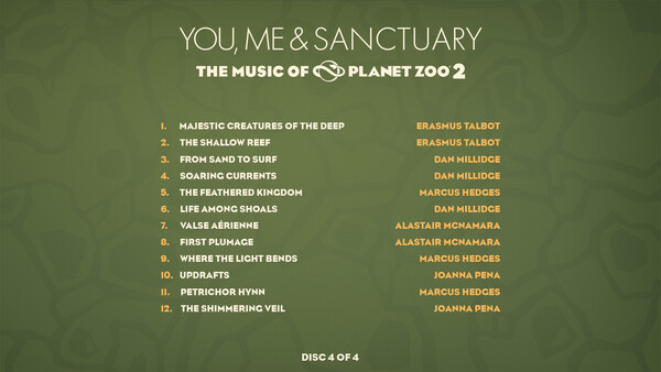 You, Me & Sanctuary, The Music of Planet Zoo 2