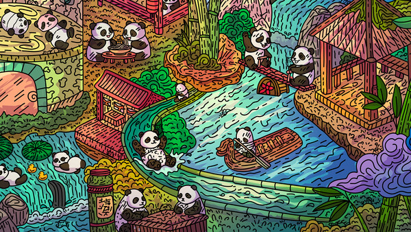 Screenshot 4 of 100 Panda Cats - final gameplay screenshot