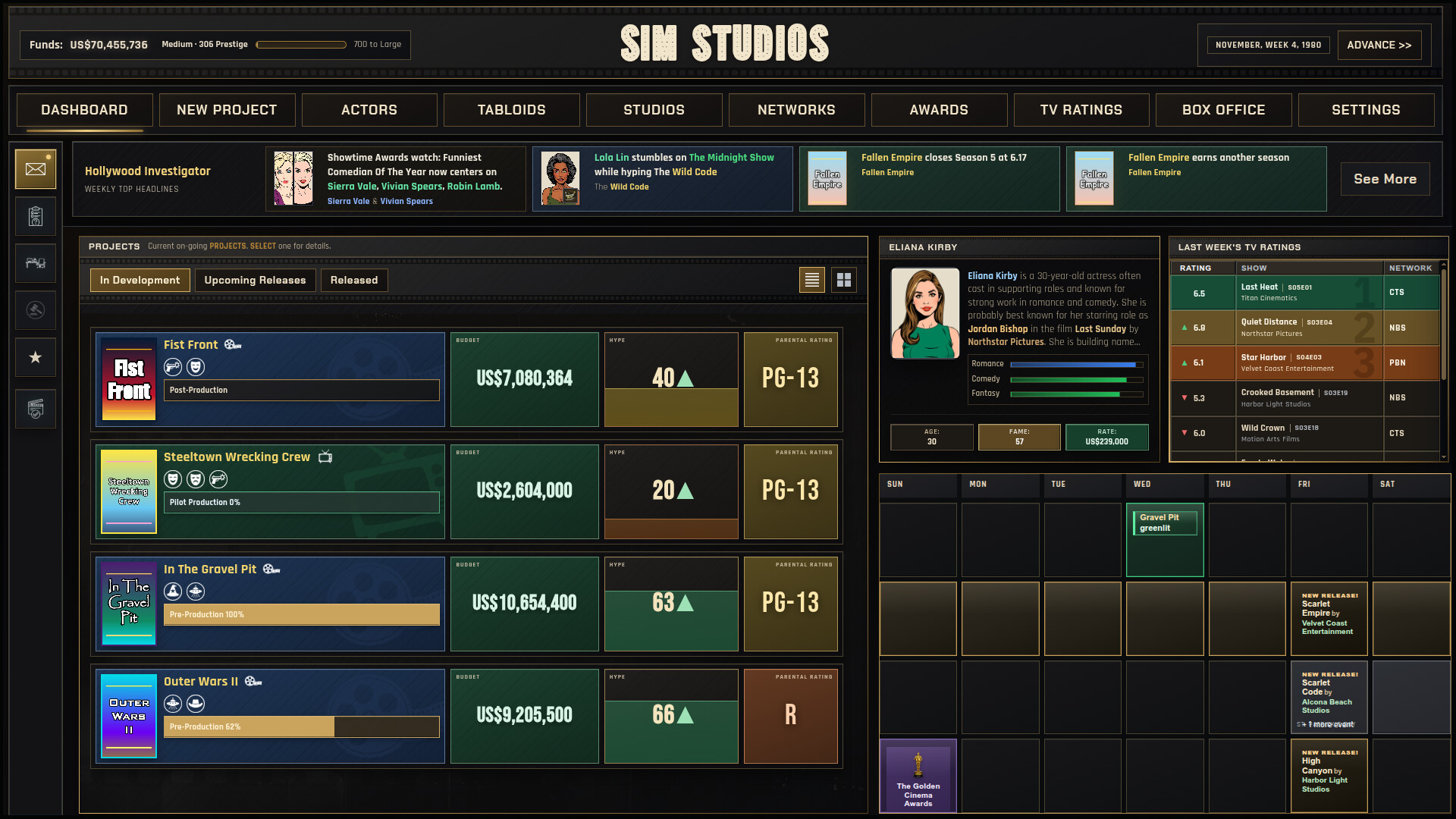 Studio Sim screenshot #1