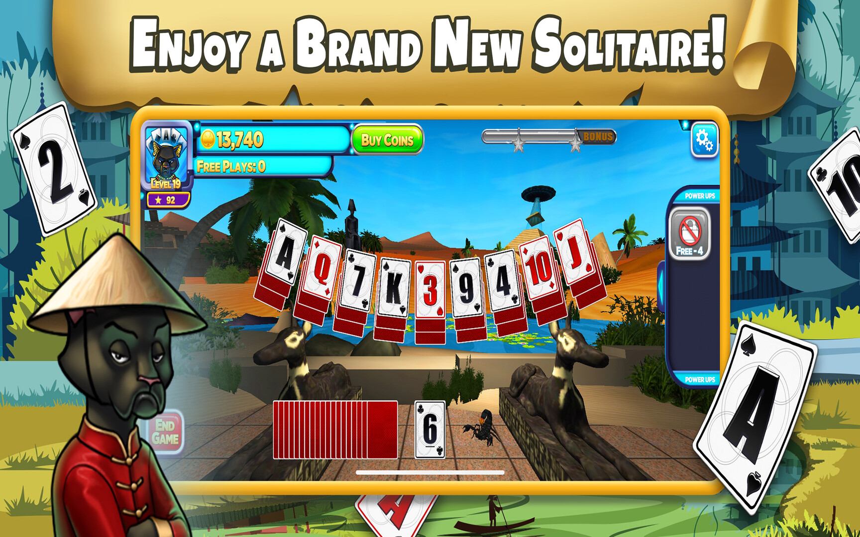 Solitaire Time Warp screenshot 1