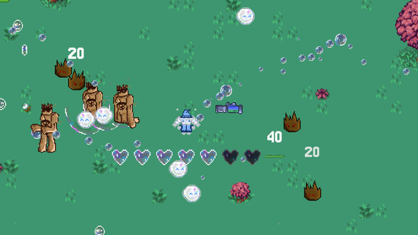 Screenshot of Bubble Hero: The Five Elements gameplay showing in-action mechanics