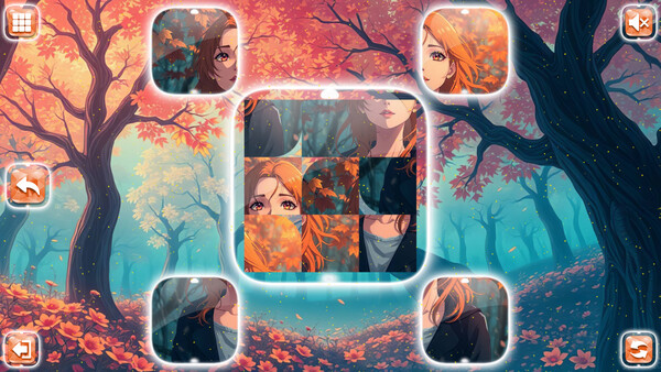 Скриншот 1 из игры Lovely Anime Puzzle: Autumn