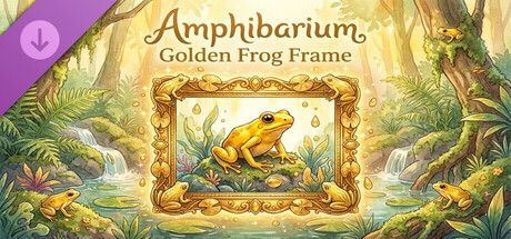 Amphibarium - Golden Frog Frame